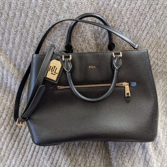 Lauren Ralph Lauren Handbags - Ralph lauren black handbag
